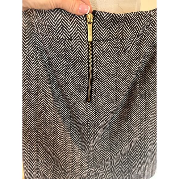 Michael Kors A-line Herringbone Print Skirt small 2-4 - Picture 5 of 7